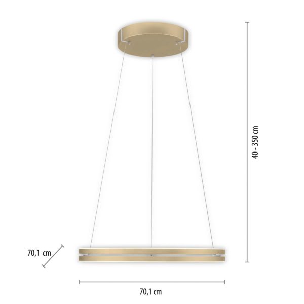 PURE E-Loop suspension LED, CCT, or Pure