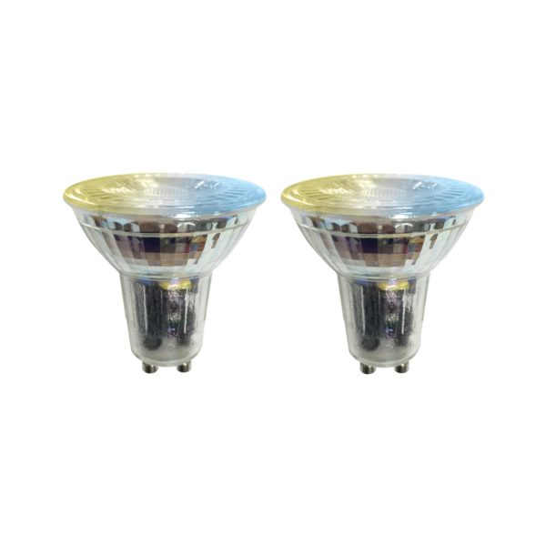LUUMR Smart Ampoule LED 2 pièces GU10 verre 4,7W clair Tuya LUUMR