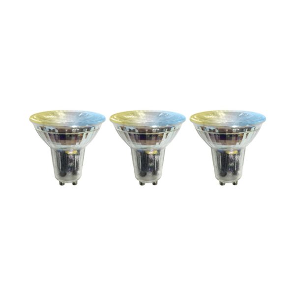 LUUMR Smart Ampoule LED 3 pièces GU10 verre 4,7W clair Tuya LUUMR