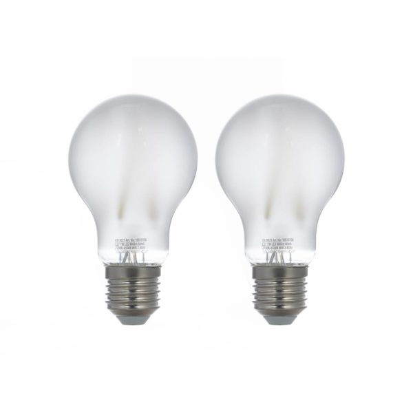 LUUMR Smart ampoule LED, 2 pièces, E27, A60, 7W, mat, Tuya LUUMR