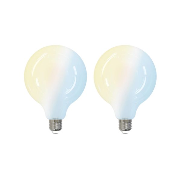 LUUMR Smart Ampoule LED 2 pièces E27 G125 7W CCT mat Tuya LUUMR