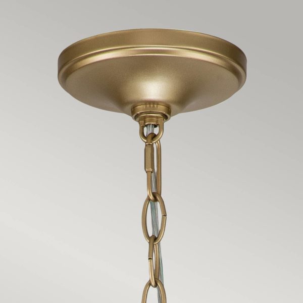 KICHLER Lustre Capitol Hill, à 6 lampes, laiton KICHLER