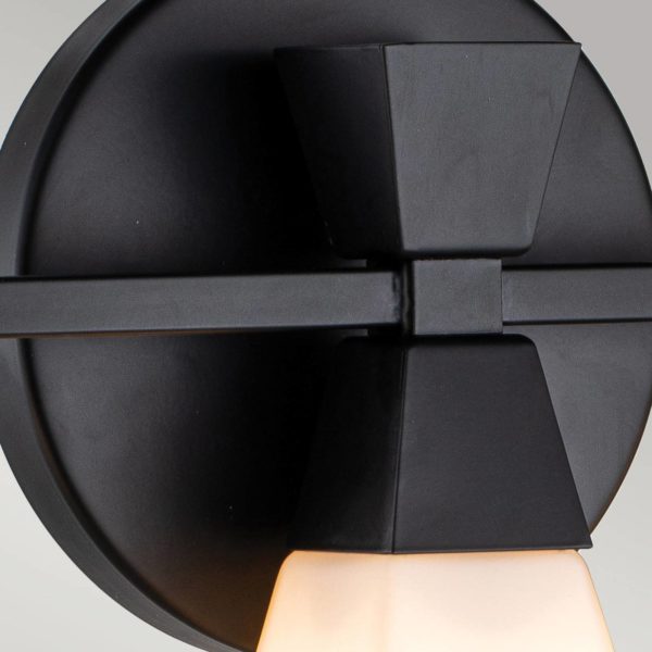 Elstead Applique salle de bain Bowtie, noir mat, 3 lampes ELSTEAD