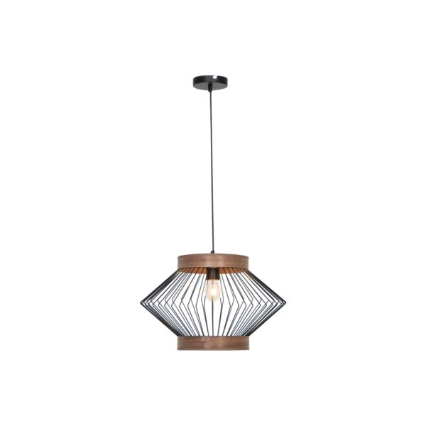 Viokef Suspension Darling en acier et bois, angulaire Viokef