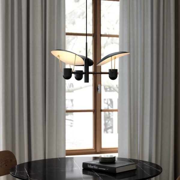 DFTP by Nordlux Suspension Fabiola, à 3 lampes, noire DFTP by Nordlux