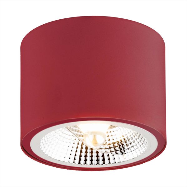 Argon Spot pour plafond Chloe fixe, rouge Argon