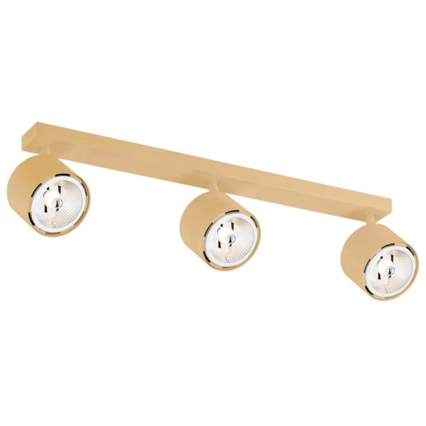 Argon Spot pour plafond Chloe réglable à 3 lampes, doré Argon
