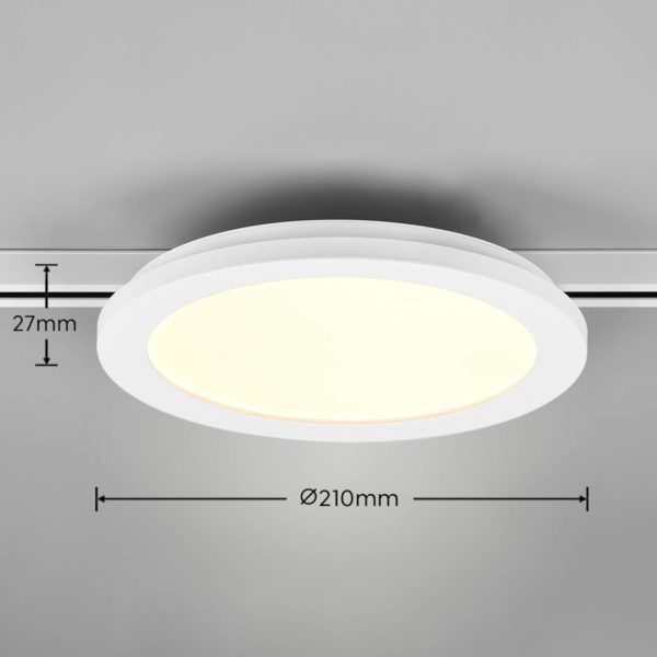 Trio Lighting Plafonnier LED Camillus DUOline, Ø 26 cm, blanc Trio Lighting