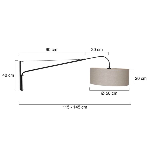 Steinhauer Applique en tissu Elegant Classy noire/boue Steinhauer