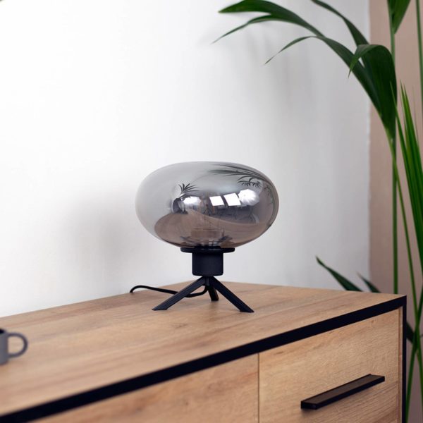 Steinhauer Lampe à poser Reflexion, Ø 22 cm Steinhauer