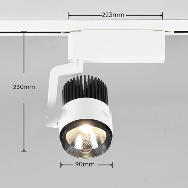 Trio Lighting Spot LED Radiator DUOline, CCT, blanc mat Trio Lighting