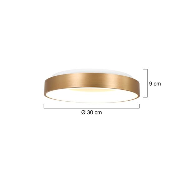 Steinhauer Plafonnier LED Ringlede 2.700 K Ø 30 cm or Steinhauer