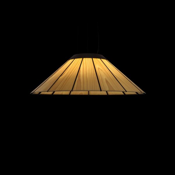 LZF LamPS LZF Banga SM Suspension LED, Ø 90 cm hêtre Nature LZF LamPS