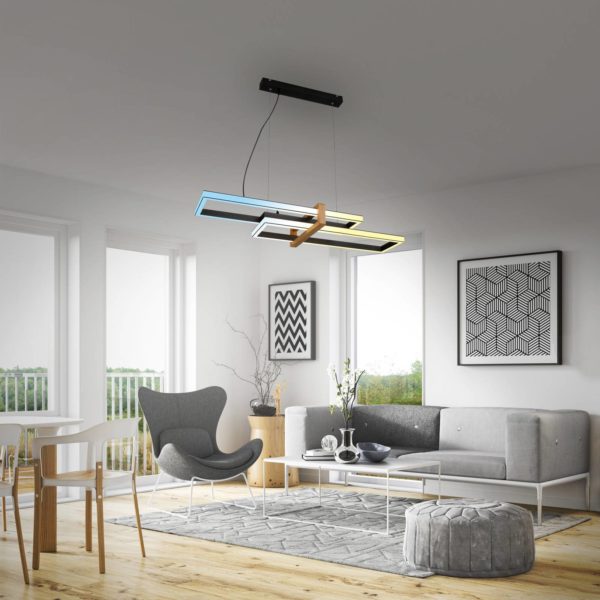 Briloner Suspension LED 4768015 CCT avec télécommande Briloner