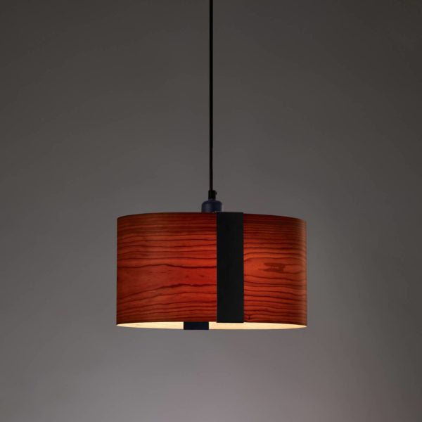 LZF LamPS LZF Sushi suspension, noire/cerisier LZF LamPS