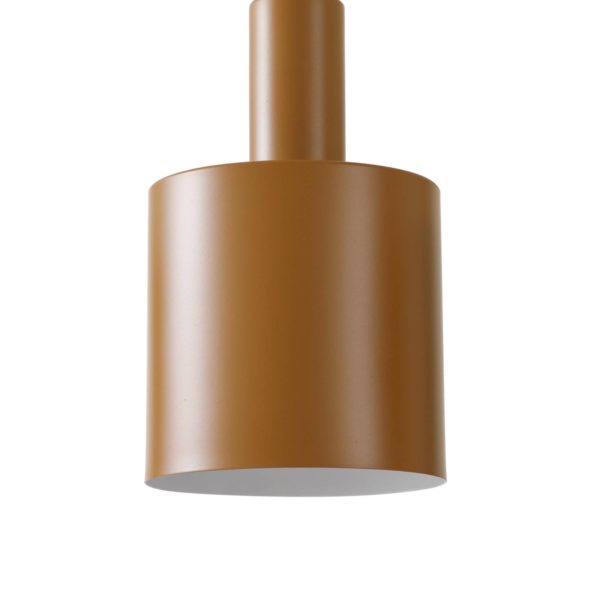 Lindby suspension Ovelia, noir/marron/beige, 4 lampes LINDBY
