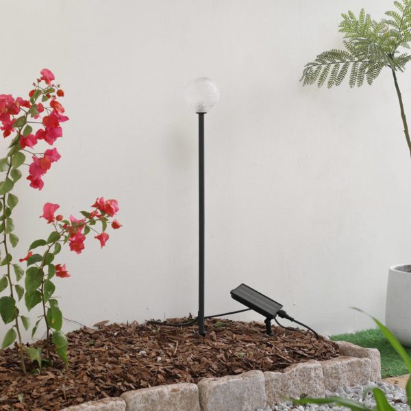 Lindby lampe solaire LED Brindley, verre LINDBY