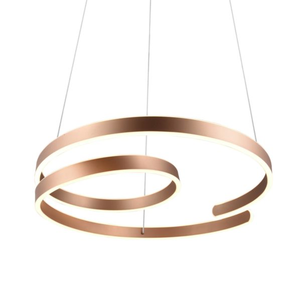 Trio Lighting Suspension LED Marnie, switch-dim, café Trio Lighting