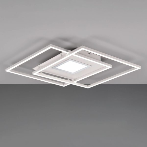 Trio Lighting Plafonnier LED Via CCT dim télécommande blanc Trio Lighting