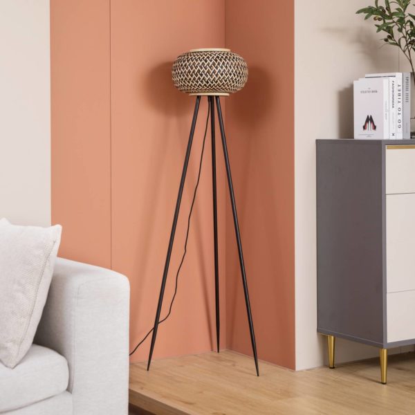 Lindby Nerys lampe sur pied, trépied LINDBY