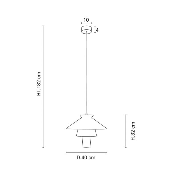 MARKET SET Ruche Suspension, Ø 40cm, guimauve MARKET SET