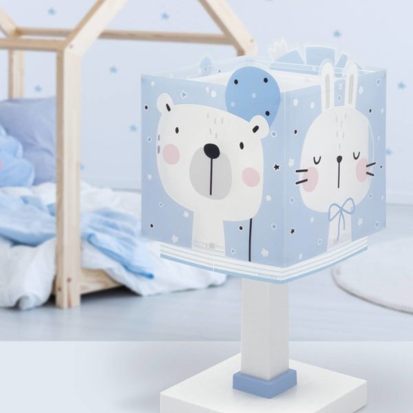Dalber Baby Jungle lampe à poser pour enfant, bleu Dalber