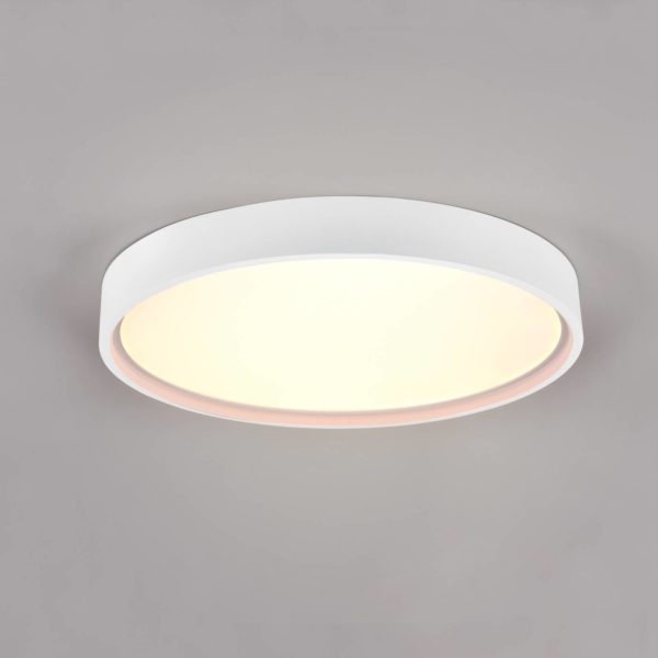 Trio Lighting Plafonnier LED Doha, CCT, blanc mat Trio Lighting