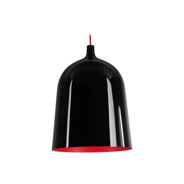 Aluminor Bottle suspension, Ø 28 cm, noir/rouge Aluminor