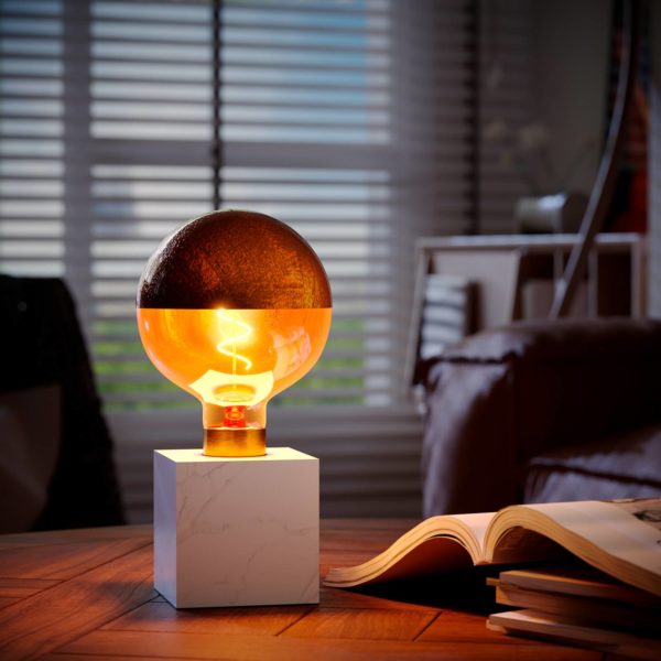 Calex Square Marble lampe à poser, blanche Calex
