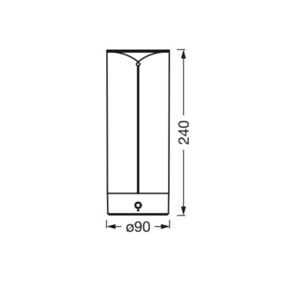 Ledvance Decor Filament lampe LED batterie, 24 cm LEDVANCE