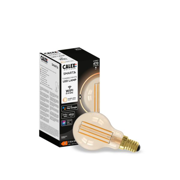 Calex Smart E14 P45 4,5 W 1 800-3 000 K dim or x2 Calex