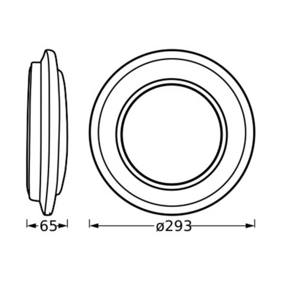 Ledvance Orbis Berlin Plafonnier LED argent 30cm LEDVANCE