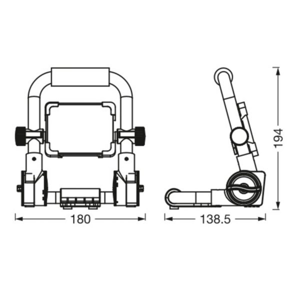 Ledvance LED-Worklight Value R-Stand spot LED 10W LEDVANCE