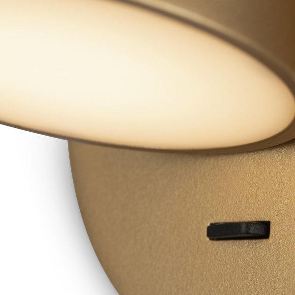 Applique murale LED Maytoni Pixel, pivotante, couleur laiton Maytoni