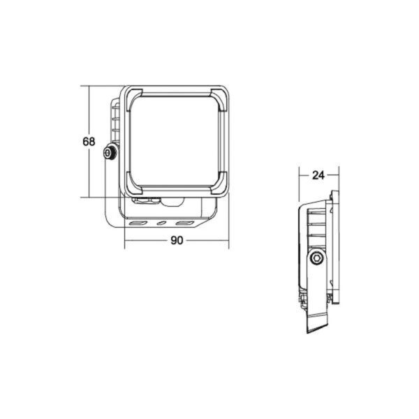 Projecteur LED BRUMBERG Neo Micro, largeur 9 cm, 4.000K BRUMBERG