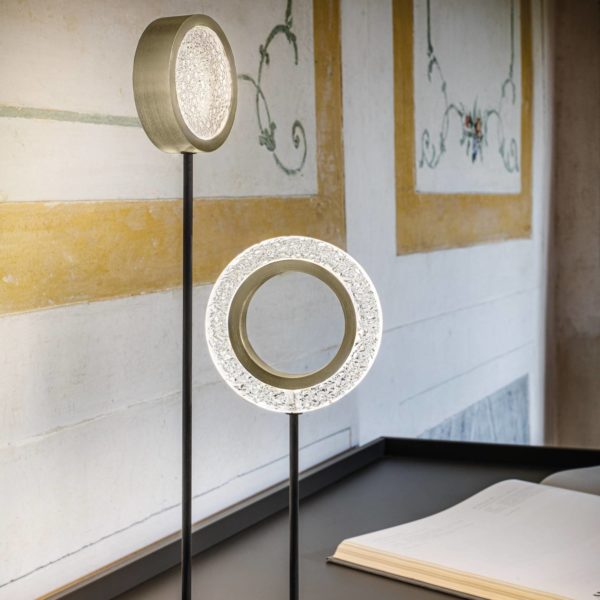 Sil-Lux Lampe à poser LED Yo-Yo, dorée Sil-Lux