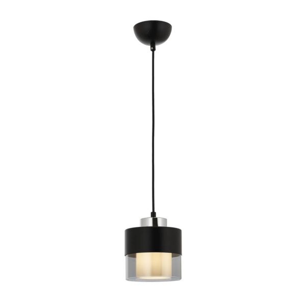 Avonni Suspension AV-4288-1BSY en métal et verre Avonni