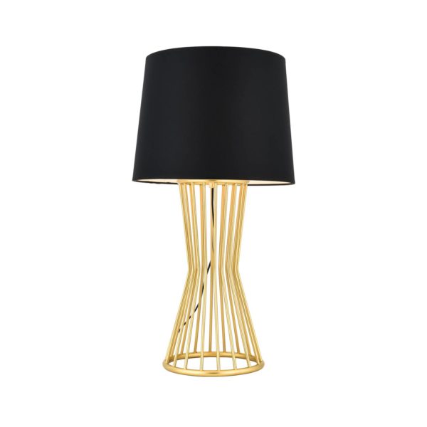 Avonni Lampe à poser HML-9073-1BSA en doré et noir Avonni