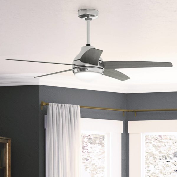Hunter Bernard AC ventilateur plafond lampe gris Hunter