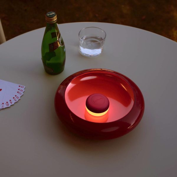 Fatboy Oloha Small Applique murale LED rechargeable lobby red Fatboy