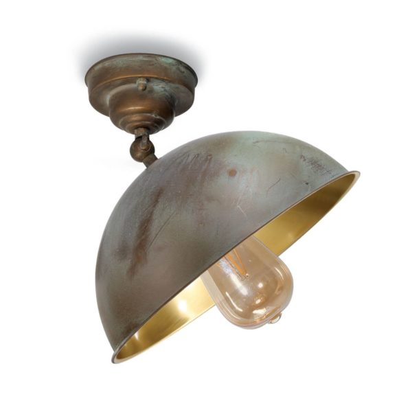 Moretti Luce Plafonnier Circle 3245, laiton ancien Moretti Luce