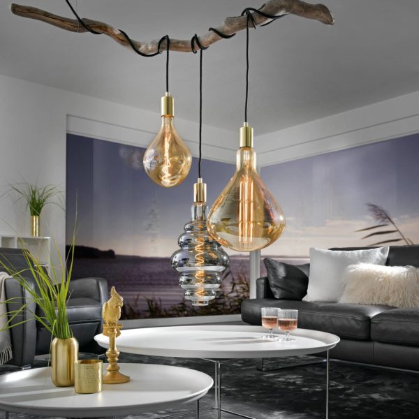 Sigor Ampoule LED Giant Tear E27 8W Filament 920 dim gold Sigor