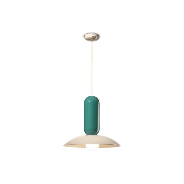 Ferroluce Suspension Pau, crème/turquoise Ferroluce