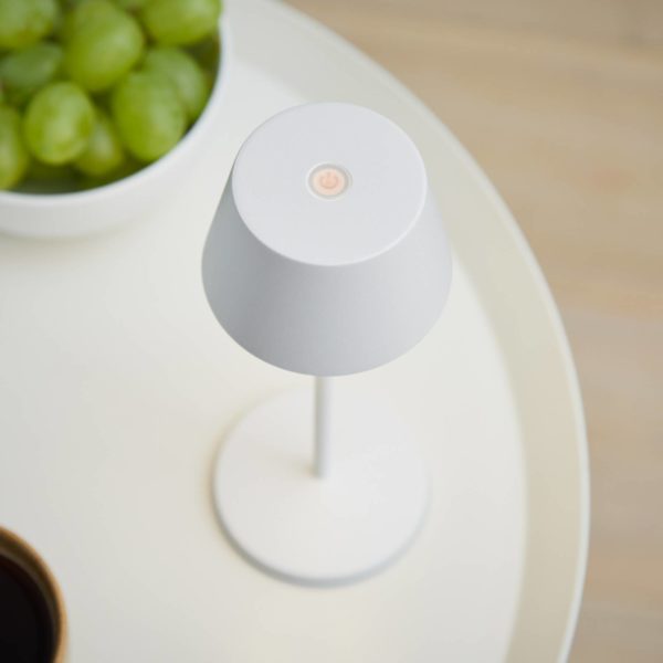 LOOM DESIGN lampe de table LED rechargeable Modi Micro, IP65, blanc LOOM DESIGN
