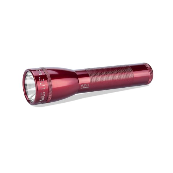 Lampe de poche LED Maglite ML25LT, 2-Cell C, Boxer, rouge Maglite