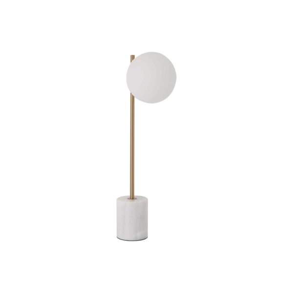 Viokef Lampe de table Silvana, blanc/doré Viokef