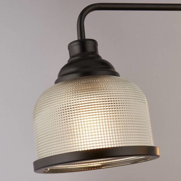 Searchlight Suspension Highworth, 3 lampes, décentrée Searchlight