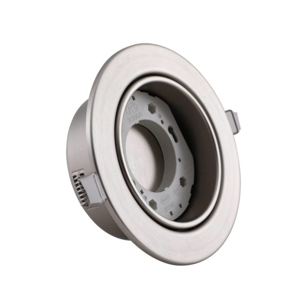 Lindby Spot encastrable Jyla, nickel, 3000K, 4,8 W LINDBY