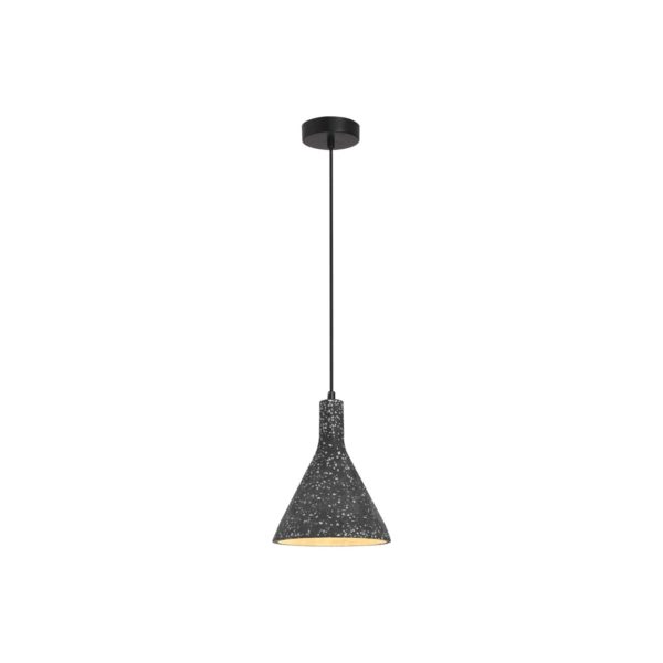 Viokef Suspension Dot, béton, noir Viokef