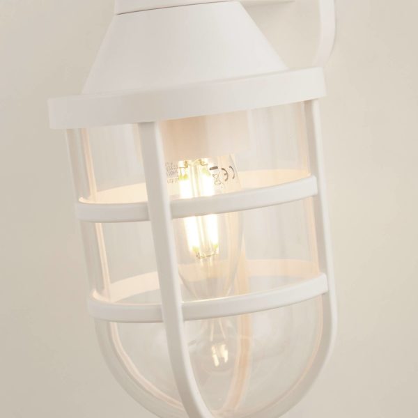 Searchlight Applique d’extérieur X Seaside, blanc, IP44 Searchlight